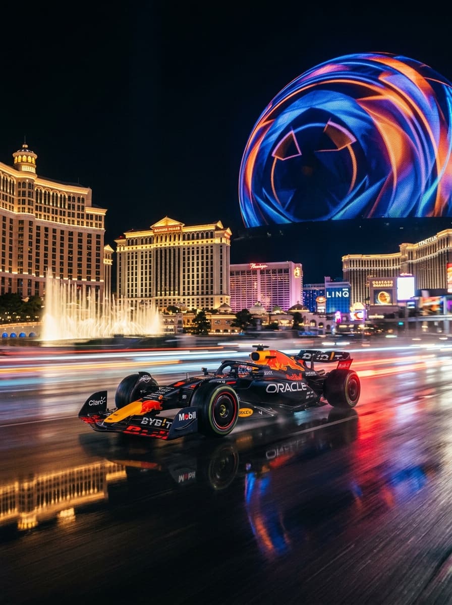 Formula 1 Las Vegas Grand Prix Magazine Cover