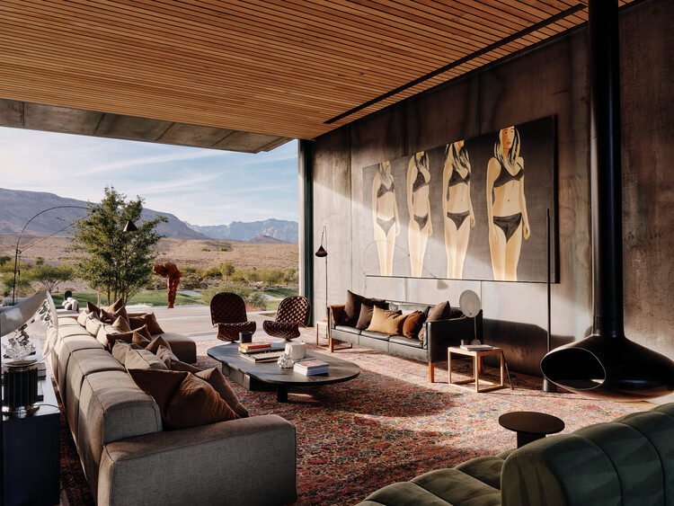 Faulkner Architects Designs Home in Nevada Centered Around Water Basin