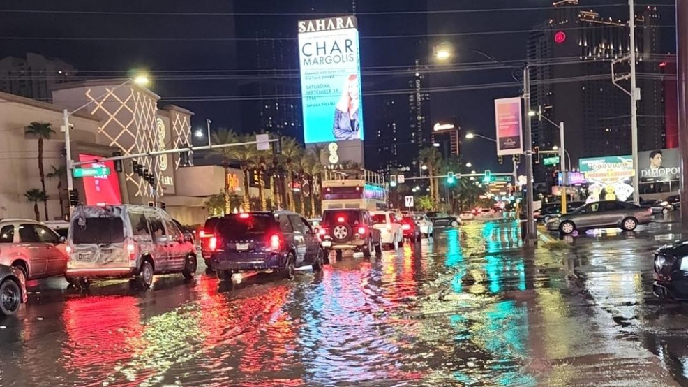 Heavy Rain and Thunderstorms Flood Las Vegas and Henderson Streets